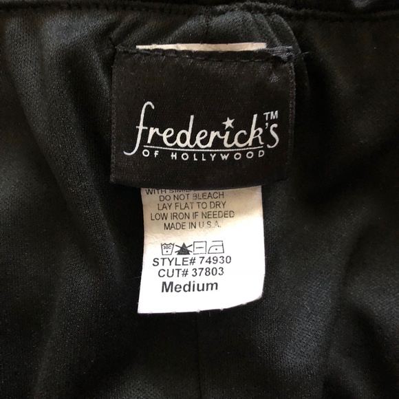 Black Rouched Tank Halter Top M Fredrick's - Picture 4 of 4